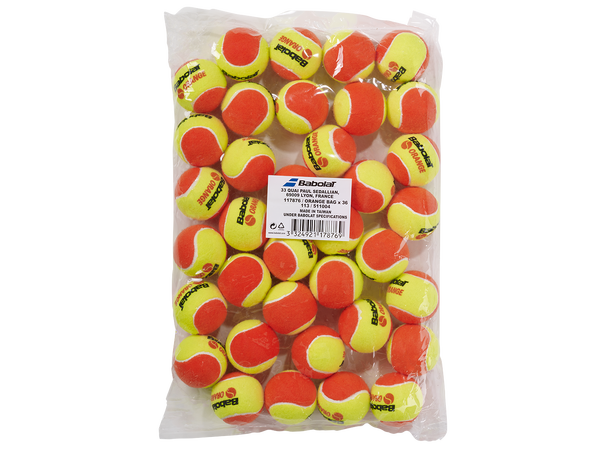 Babolat Orange Pose - 36 Tennisballer Tennisballer - Pose m/36 baller -Steg 2