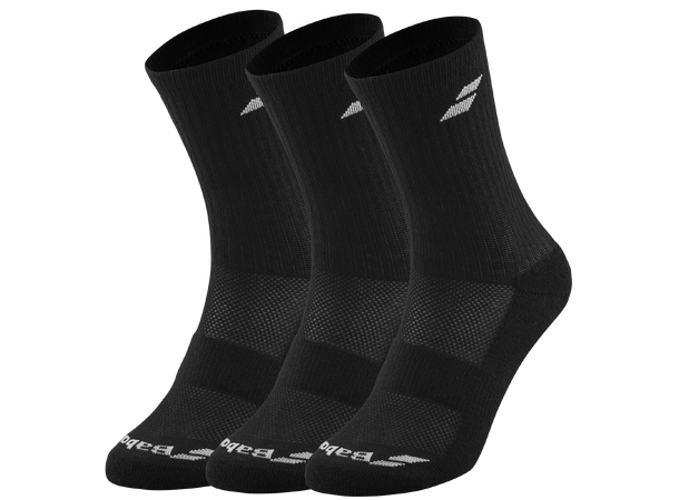 Babolat Sokker Sort 3pk 43/46 3 par Sort