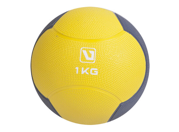 Medisinball 1 kg Gul/Grå