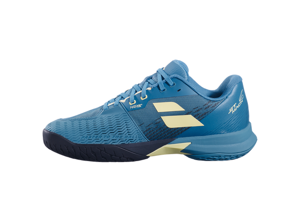 Babolat Jet Mach 4 AC Herre Blue/Lime 43 Tennissko - alle underlag