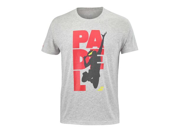 Babolat Padel Cotton tee Herre L Padel Trøye Sort