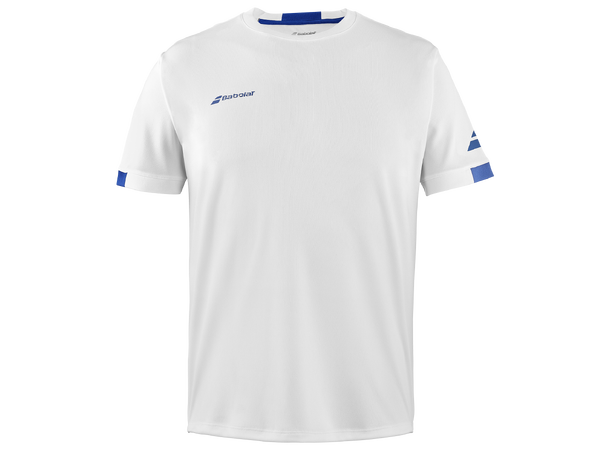 Babolat Play Crew Neck Tee Jr Hvit 12-14 Teknisk T-shirt