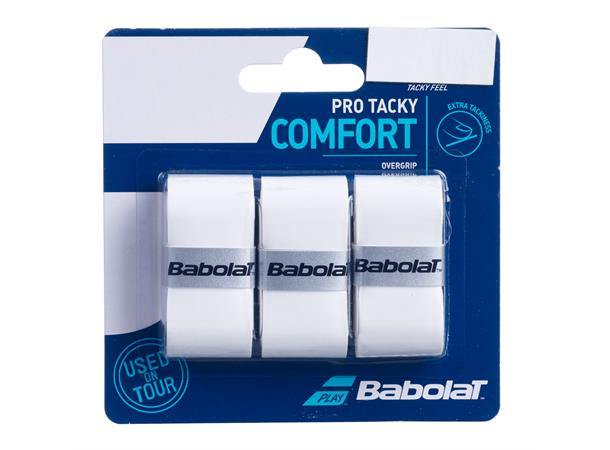 Babolat Pro Tacky Hvit Ekstra klebrig og absorberende grep