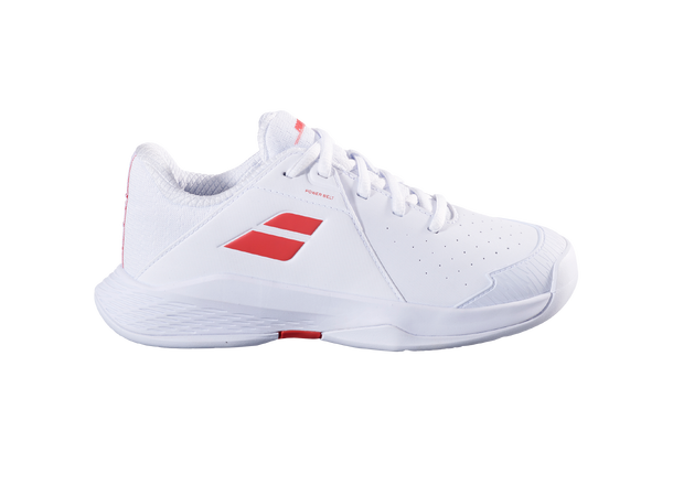 Babolat Propulse Jr 3 Hvit/Coral 37 Tennissko Junior - All Court