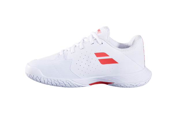 Babolat Propulse Jr 3 Hvit/Coral 37 Tennissko Junior - All Court