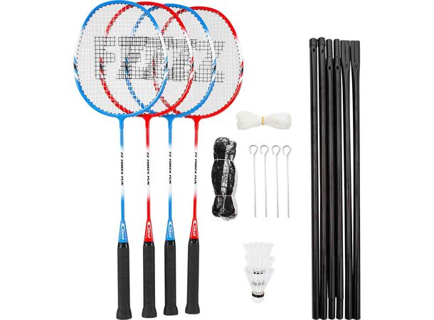 FZ Forza Summer Funx4  Badmintonsett 4 racketer, 3 baller, nett