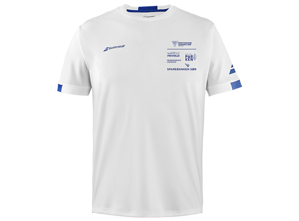 Klubbtrøye Herre Kristiansand Hvit Klubbtrøye m/logo