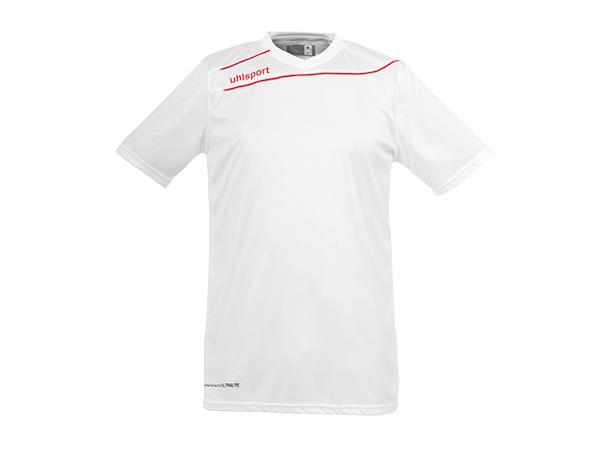 Uhlsport Stream Shirt Ss Hvit/Rød 116 Teknisk spilletrøye