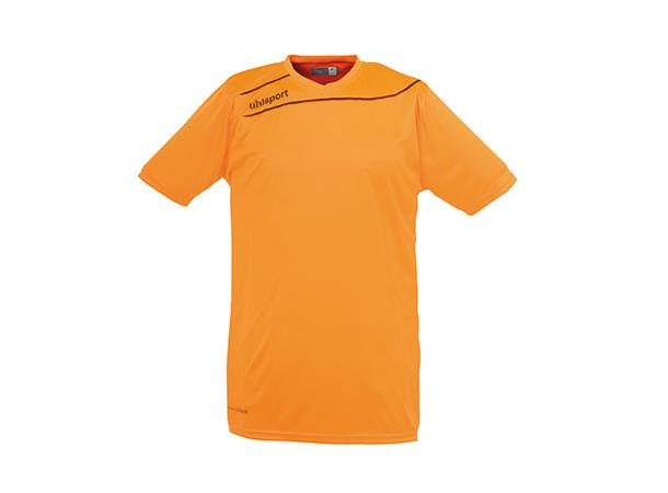 Uhlsport Stream Shirt Ss Oransj/Sort 116 Teknisk spilletrøye
