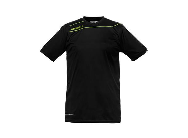 Uhlsport Stream Shirt Ss Sort/Grønn 116 Teknisk spilletrøye