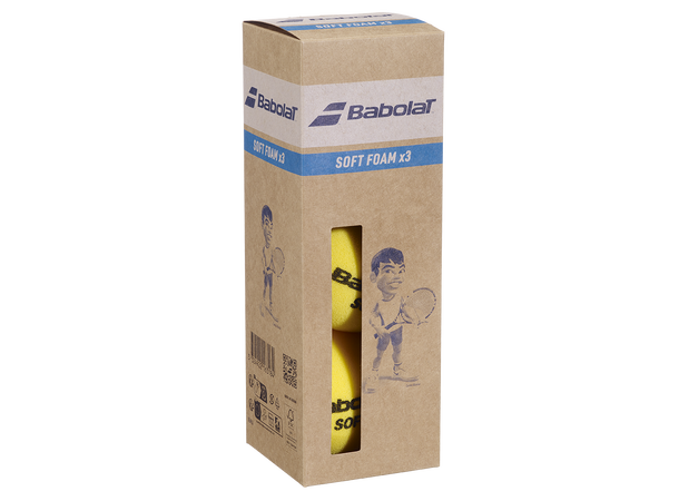 Babolat Soft Foam Tennisball Skumball - Pakke med 3 skumballer