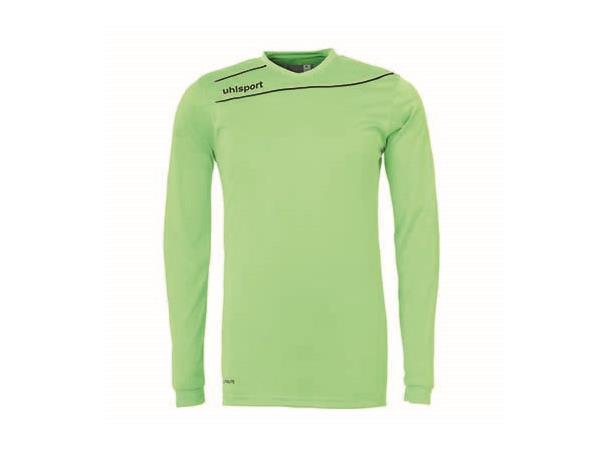 Uhlsport Stream Shirt Ls Grønn/Sort 116 Teknisk spilletrøye