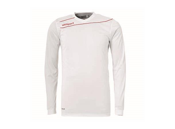 Uhlsport Stream Shirt Ls Hvit/Rød 116 Teknisk spilletrøye