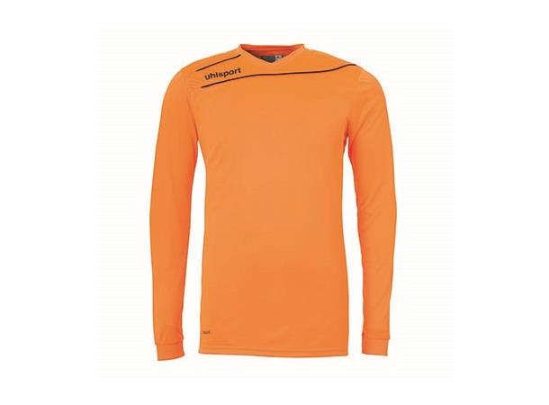 Uhlsport Stream Shirt Ls Oransj/Sort 116 Teknisk spilletrøye