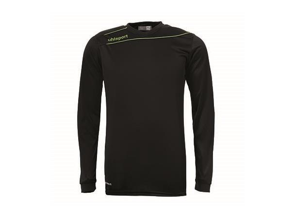 Uhlsport Stream Shirt Ls Sort/Grønn 116 Teknisk spilletrøye