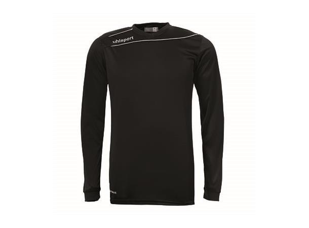 Uhlsport Stream Shirt Ls Sort/Hvit 116 Teknisk spilletrøye