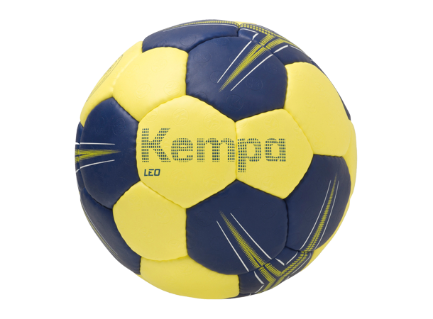 Kempa Leo Håndball 3 gul/blå Håndball - Mørkeblå/Lime