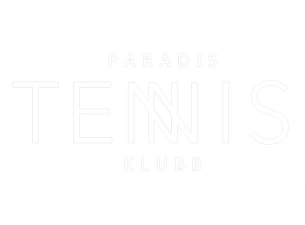 Logo Paradis TK Tekst Liten Hvit Hvit