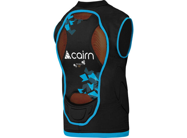 Cairn Proride D30 Junior Sort/Blå 10-12 Ryggskinne med D30 plate